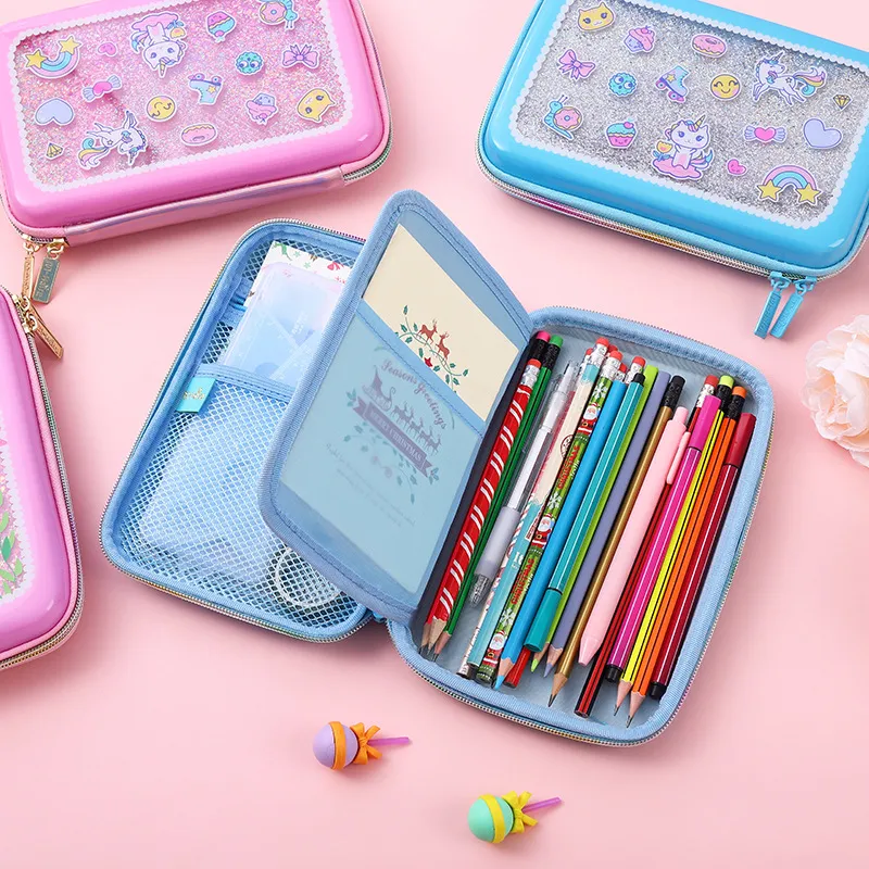 Student Pencil Case Sports Style Portable Stationery Bag Pencil Pouch