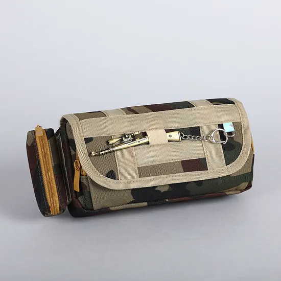Camouflage Pencil Case Multifunctional Stationery Bag for Primary and Secondary School Students Pencil Pouch