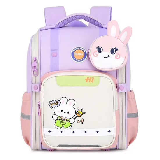 2024 New Primary School Backpack for Boys and Girls Spinal Protection Lightweight Children′s Backpack