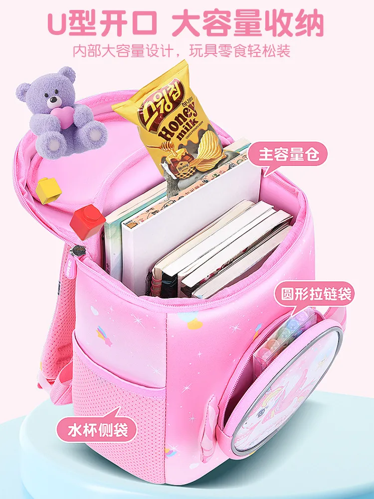 New Waterproof Fabric Backpack Cartoon Cute Kindergarten Backpack Girl Mini Backpack