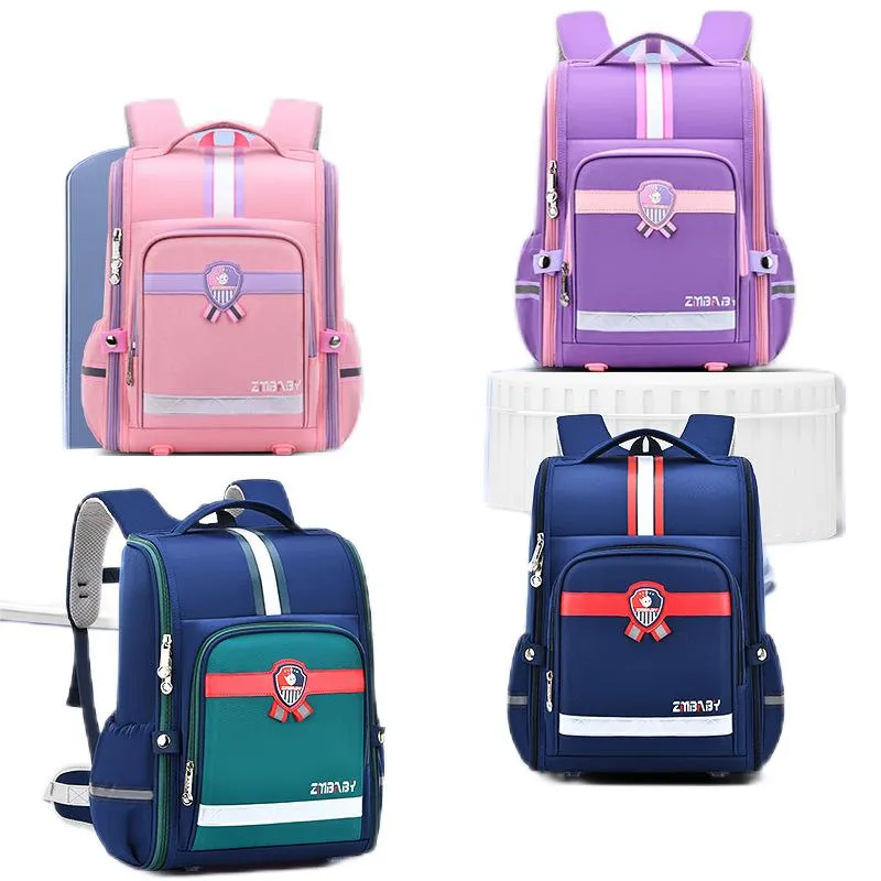 New Primary School Student School Backpack Space Integrated Structure Backpack Lightweight Backpack