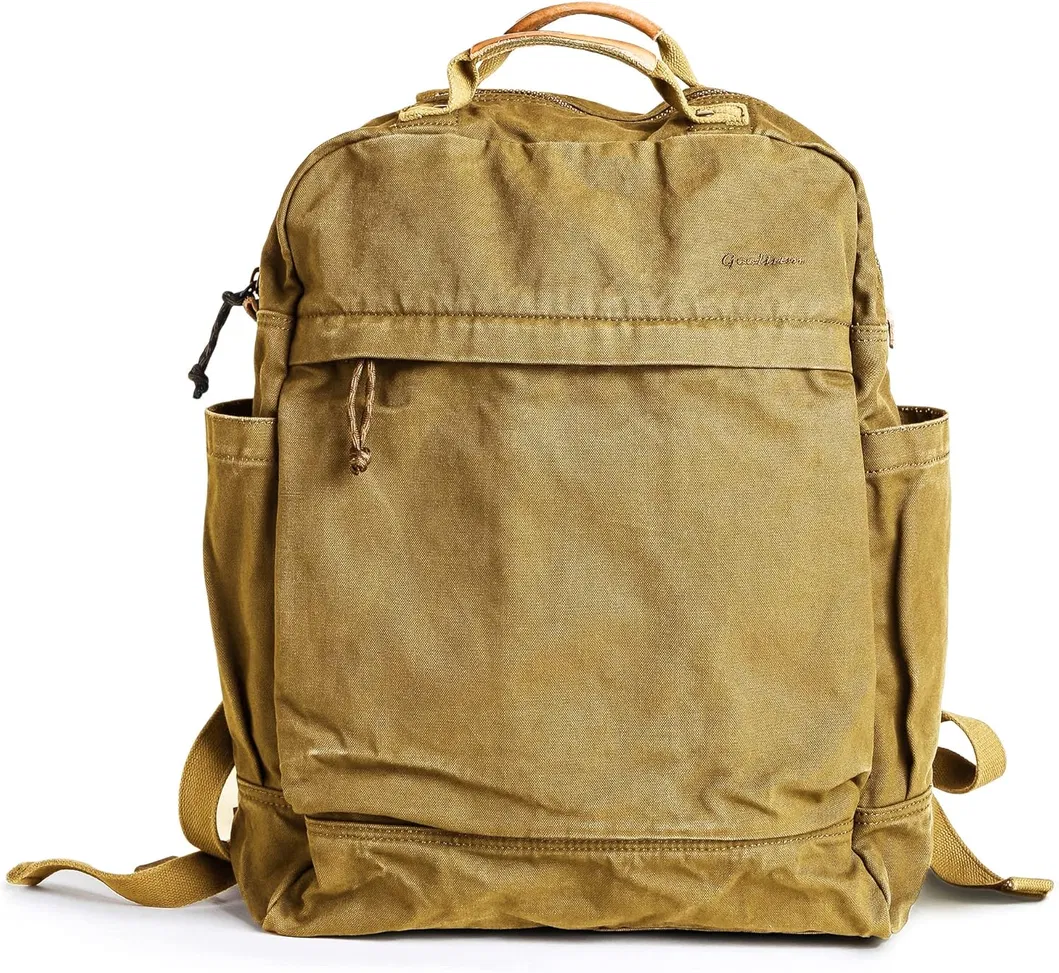 Retro Canvas Outdoor Waterproof Mountaineering Travel Backpack