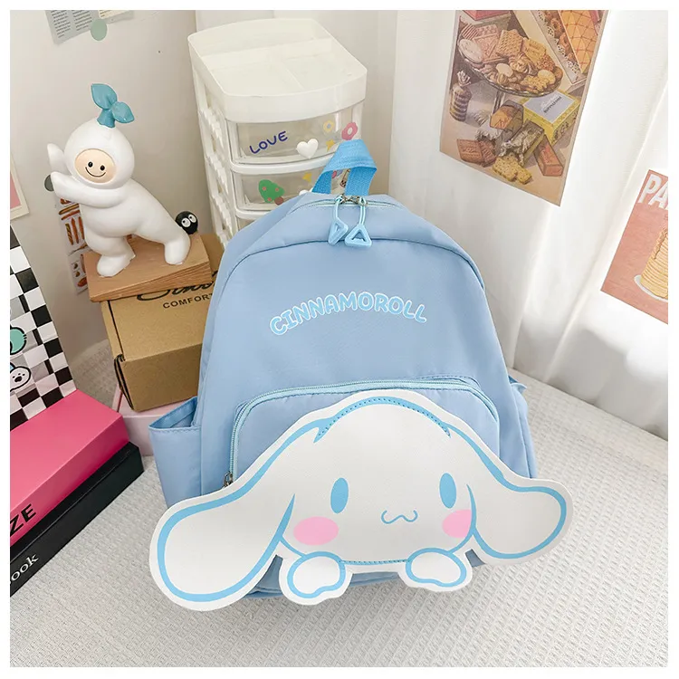New Children&prime;s Backpack Cute Cartoon Doll Boys and Girls Book Bag Lightweight and Large Capacity Backpack