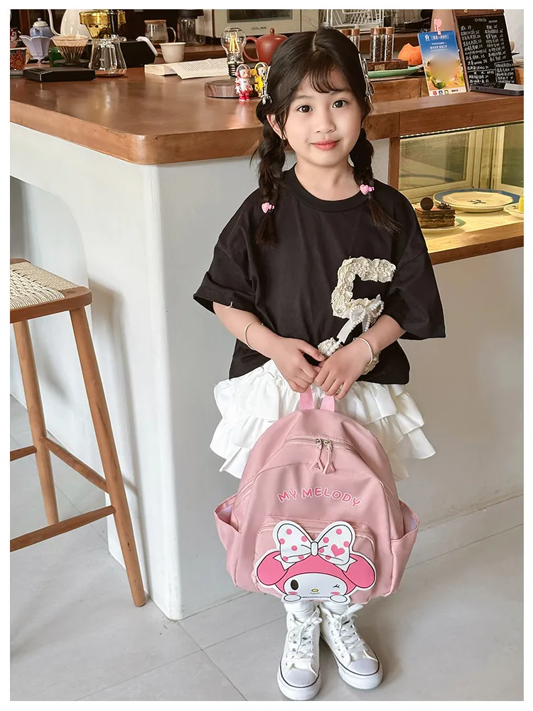 New Children&prime;s Backpack Cute Cartoon Doll Boys and Girls Book Bag Lightweight and Large Capacity Backpack