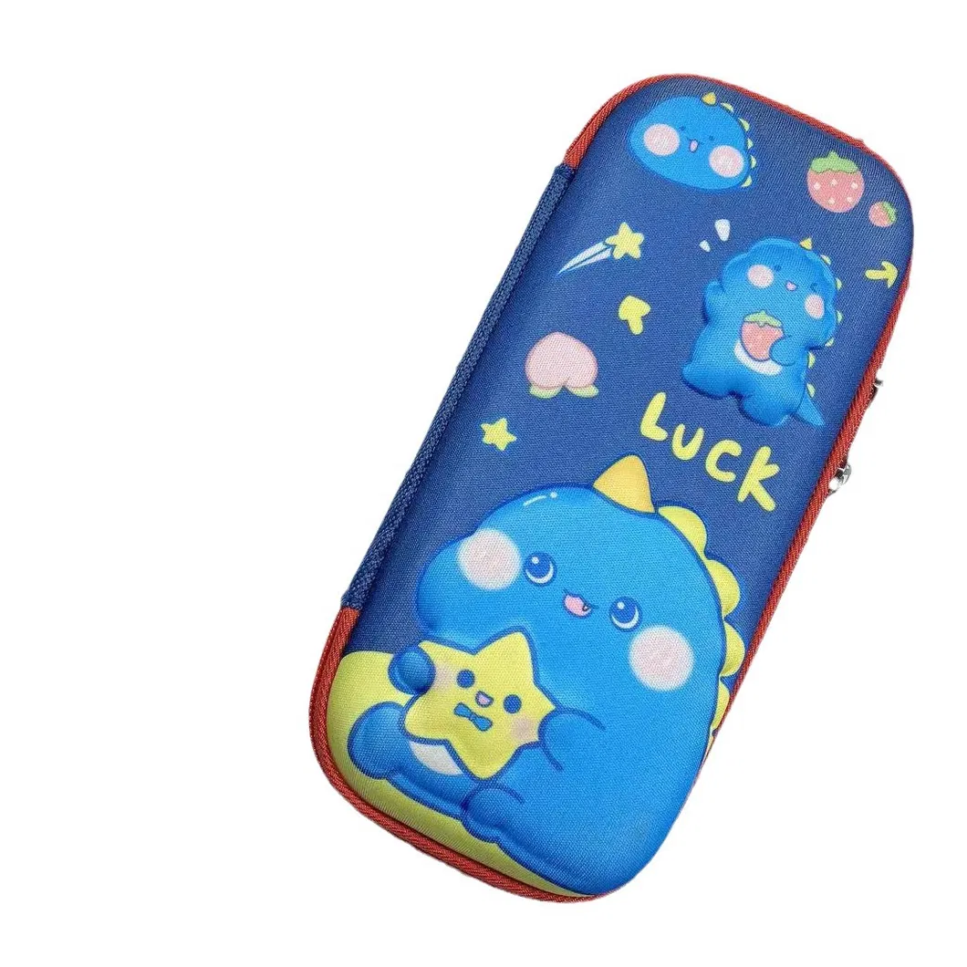 New 3D Pencil Case Double-Layer Primary School Student Large Capacity Pencil Case