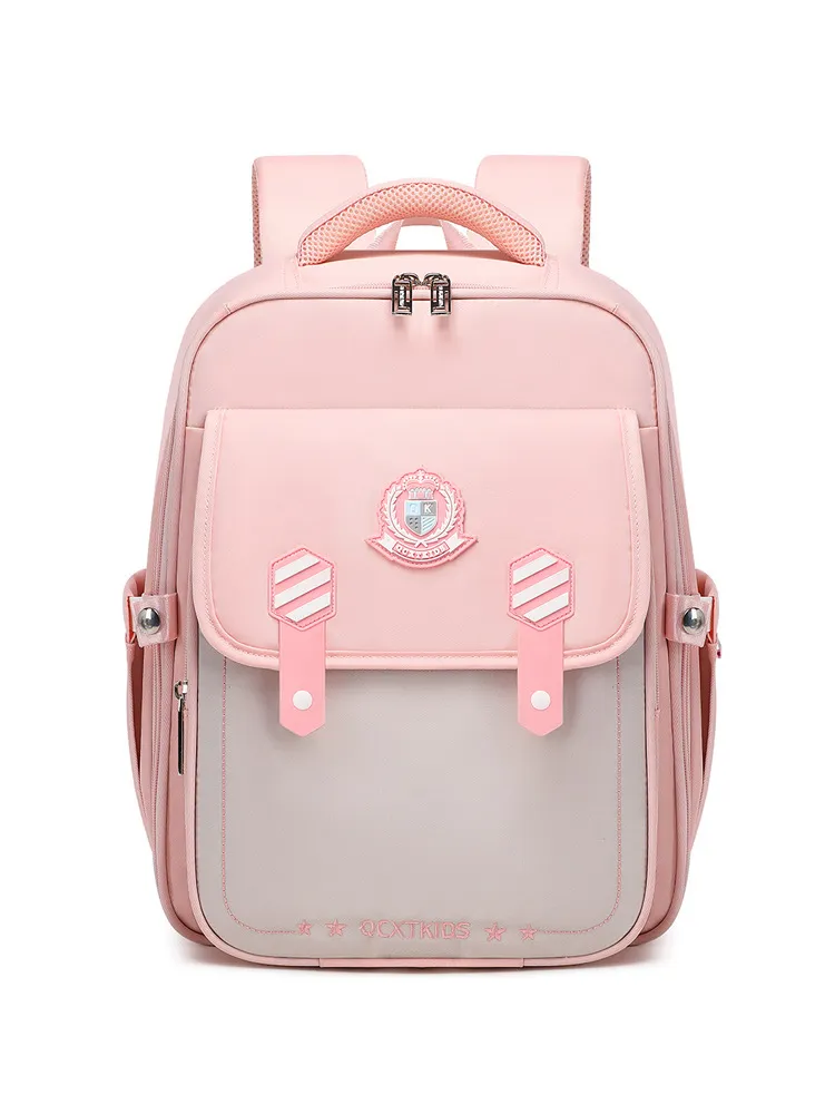 New Children&prime;s Primary School Backpack for Girls and Boys Lightweight Weight Reducing Backbone Protection Backpack