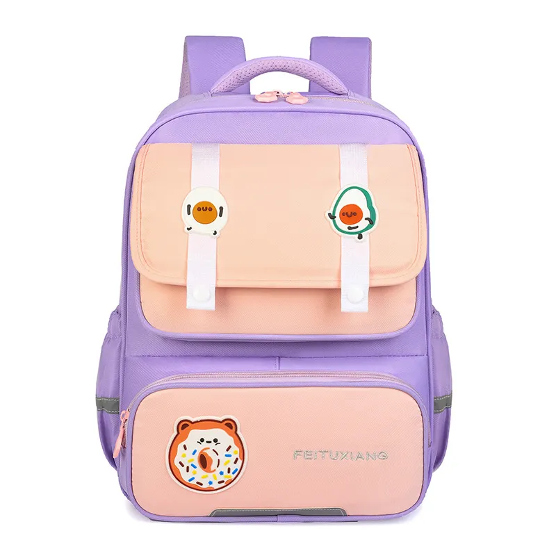 2024 New Primary School Schoolbag for Boys and Girls Children Lightweight Spinal Protection and Load Reduction Backpack