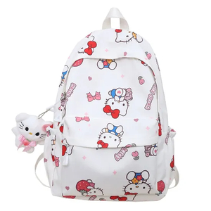 New Design Backpack for Girls with Printed Graffiti Large Capacity Splash Proof Lightweight Backpack