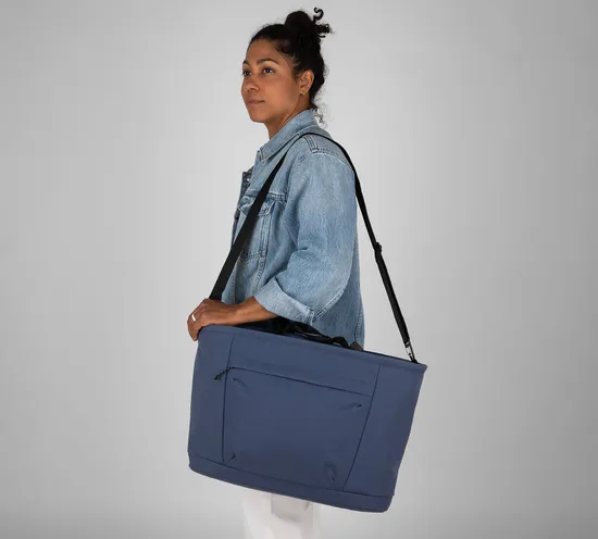 OEM Large Casual Canvas Tote Bag Custom Square Bottom Gym Travel Shopping Bags Shoulder Bag
