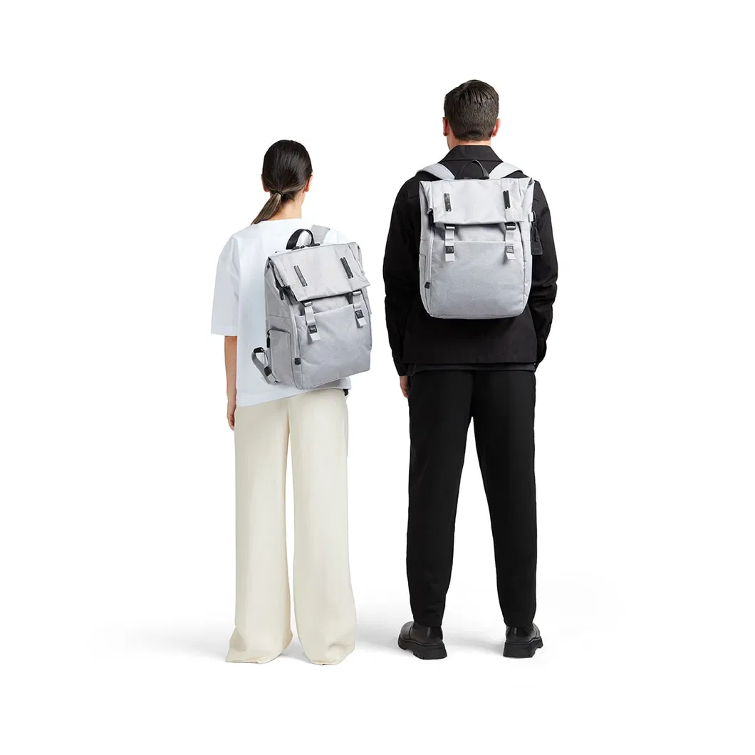Custom Waterproof 15.6 Inch Notebook Backpack Flap Top Travel Unisex Daypack Student Laptop Backpack
