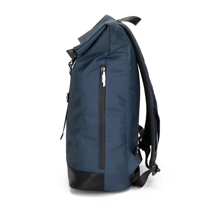 Custom Waterproof Unisex Travel Rolltop Backpack Laptop Roll Top Bag Convertible Casual Backpack