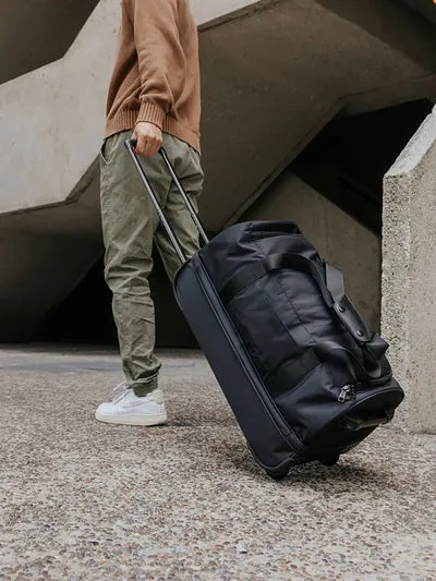 2024 New Travel Carry-on Foldable Business Suitcase Trolly Duffle Waterproof Trolley Luggage Boarding Bag
