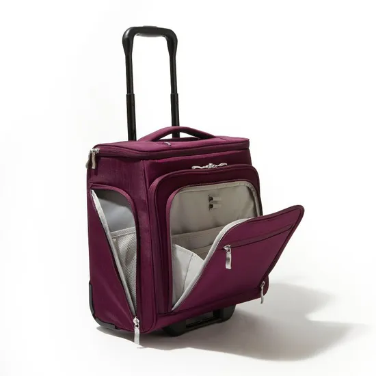 Factory Supply Carry-on 2 Wheels Bag Travel Trolley Luggage Expandable Trolley Bag