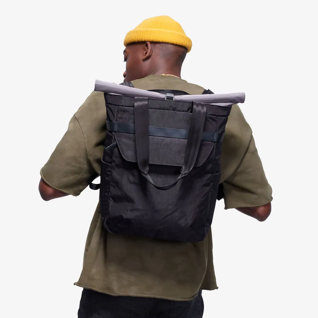 Large Water-Proof Roll-Top Backpack with Laptop Compartment Travel Rucksack