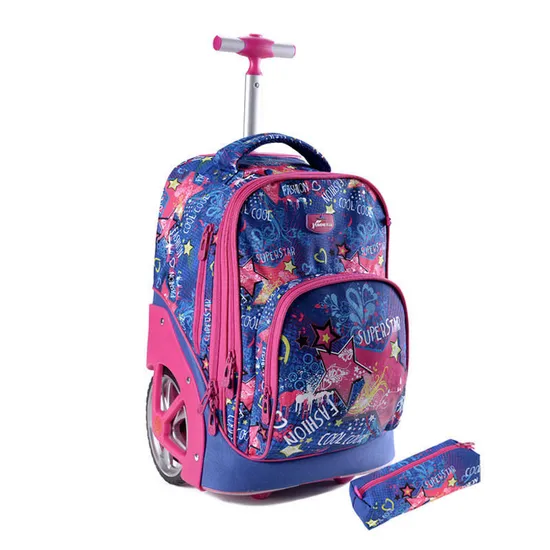Kids Luggage Trolley Kid′s Travel Bag, , Kids School Trolley Luggage Bag