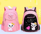 Children Double Shoulder 7-9-12 Year Old Schoolbag Princess Backpack School Girls Backpack Bag Korean Version of Cute Polyester