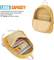 Canvas Travel Students School Durable Weekender Rucksack Laptop Bags Anti Theft Notebook Backpack
