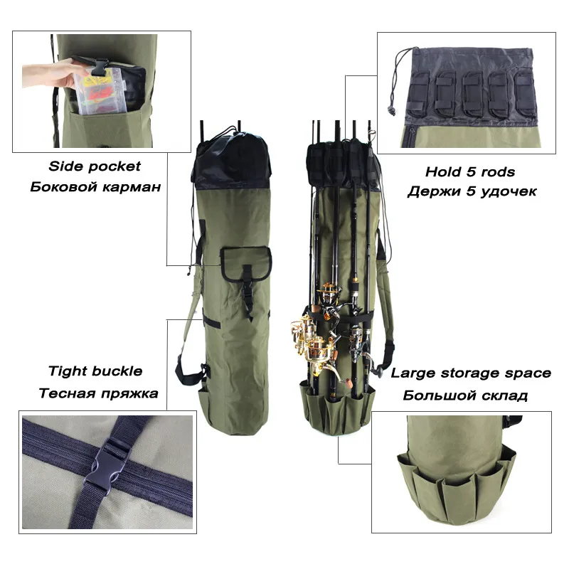 Factory Customized Fishing Rod Bag Bucket
