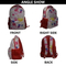 Backbag Custom Book Bag with Logo Print Flower Bookbag Fashion Student Schoolbag Polyester School Bags Back Pack for Girls