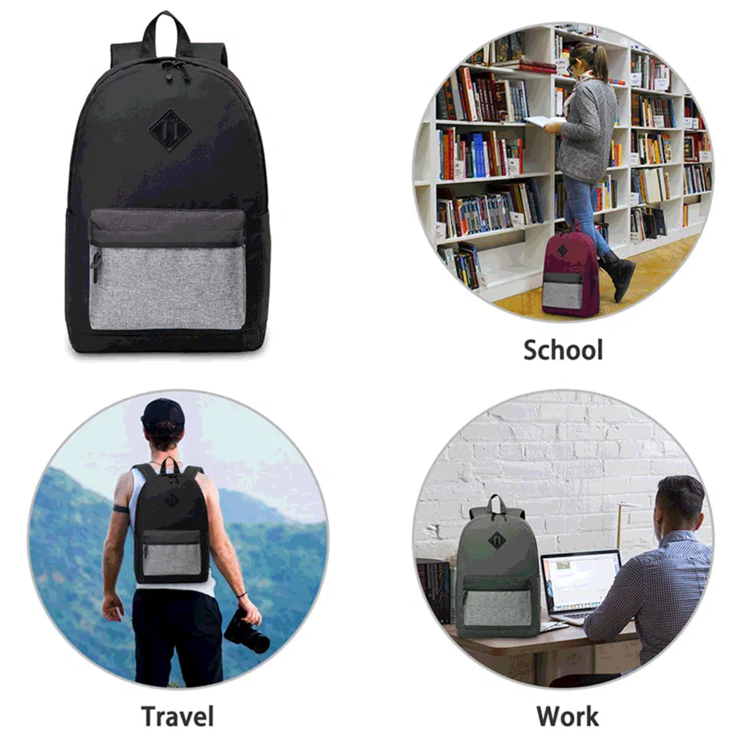 Wholesales New Design Schoolbag Leisure Waterproof Mochilas Bookbag Back Pack Book Bag School Backpack for Teenaner