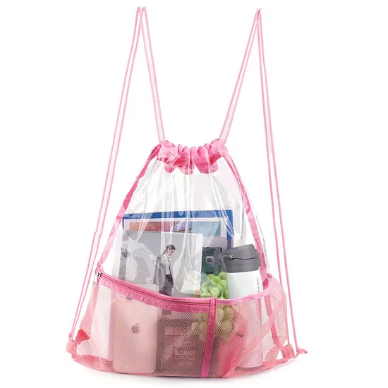 Customized Logo Transparent Backpack Foldable Lrge Capacity EVA Waterproof Backpack