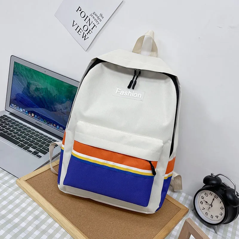 Customized Factory Schoolbag Simple and Versatile Campus Casual Backpack