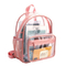 Customized Logo Transparent PVC Backpack Multifunctional Waterproof Student Backpack