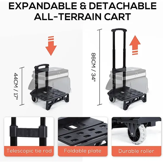 Customized Cooler Trolley Bag with Wheels Portable Camping Insulated Collapsible Wheels Rolling Bag