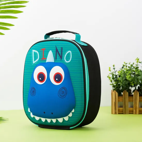 Cartoon Cute Dinosaur Kids Lunch Bag Portable Cold Insulation Cooler Bag for Children Office Worker Food Bag