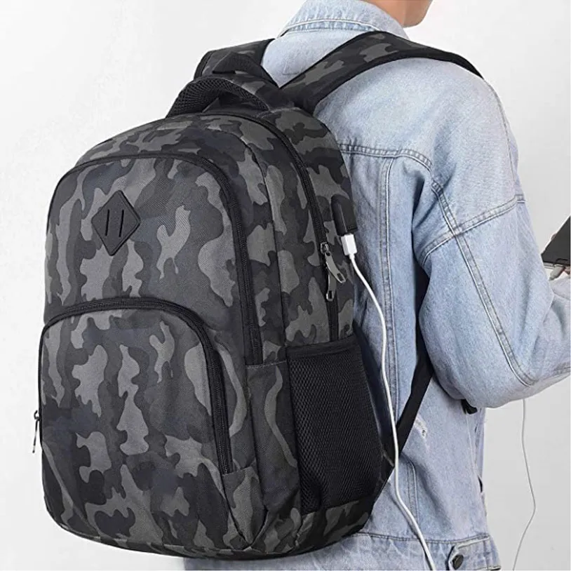 Custom Logo for Traveling Sport Business Laptop Backpacks Bags with USB