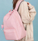 High Quality Middle School Student Book Backpack Bag for Girls Teenagers Pink Large Capacity School Bag