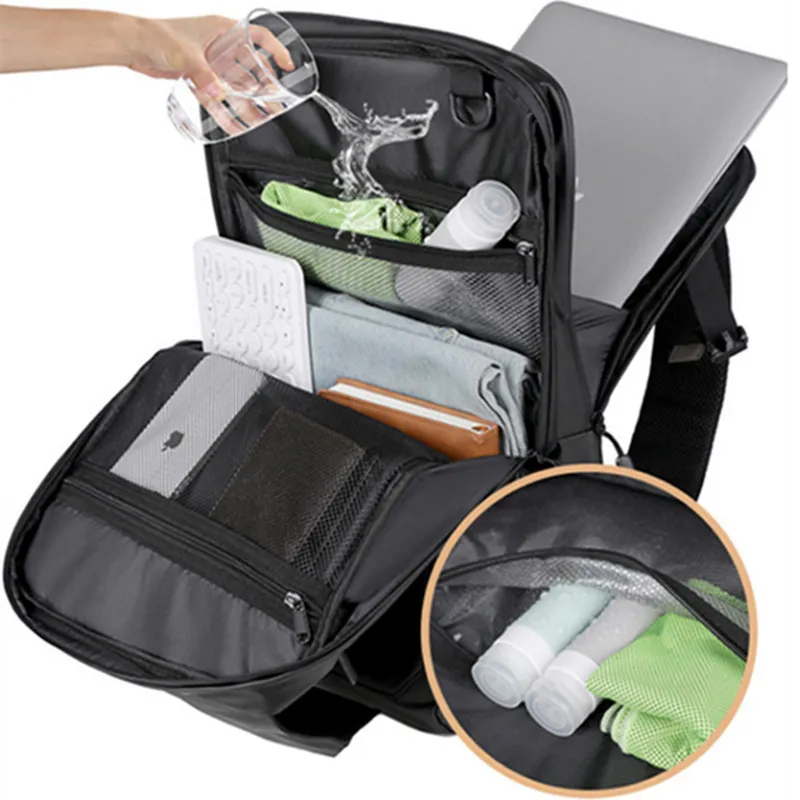 Factory Basketball Men Multifunctional Business Computer 17 Inch Large Capacity Student Backpack