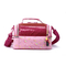 Custom Logo New Fancy Unicorn Rainbow Keep Food Warm Bags Cute Pink Lunch Bag School Portable Kids Cooler Bag with Pocket Strap