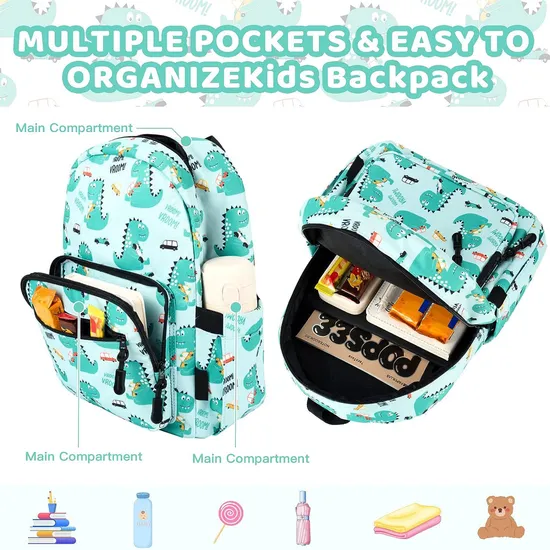 Dinosaur Pattern Children School Bags Kids Backpack Toddler Backpack for Kindergarten Girl Boy