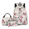 Factory 3 PCS Casual Backpack Insulation Bag Cross-Border New Fashion Floral Minimalist Backpack,