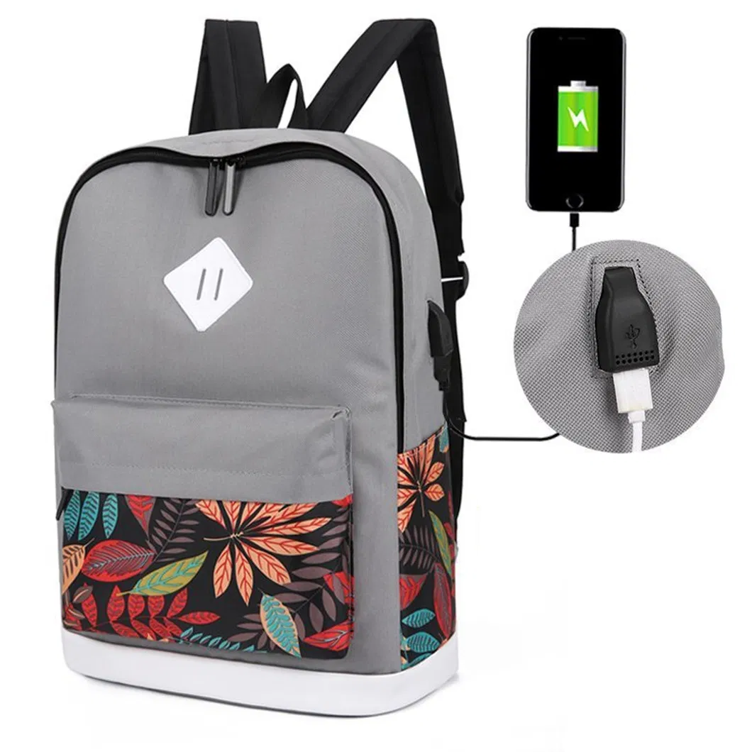 New Simple Large Capacity Backpack Business Leisure Computer Package Outdoor Travel Three-Piece Backpack