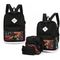 New Simple Large Capacity Backpack Business Leisure Computer Package Outdoor Travel Three-Piece Backpack