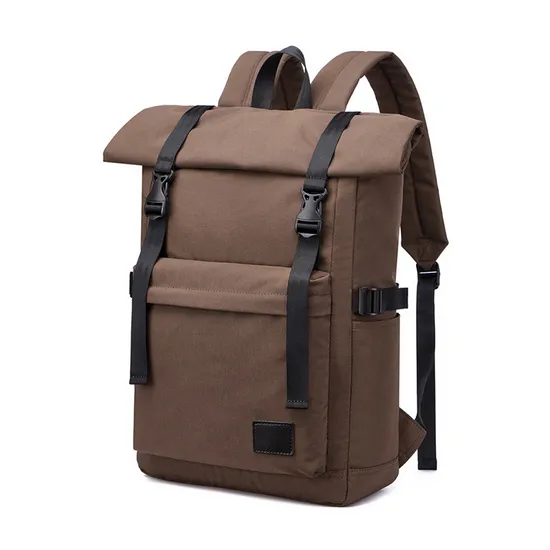 Trendy Casual Canvas Bag Outdoor Business Computer Waterproof Backpack