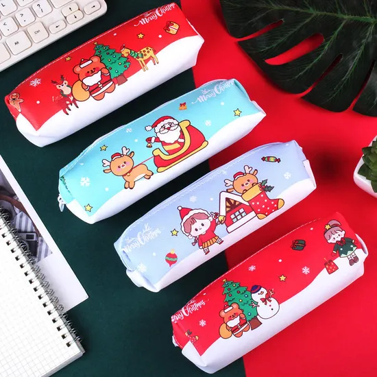 High Quality Large Capacity Christmas Pencil Case Stationery Pouch Personalized Pencil Case
