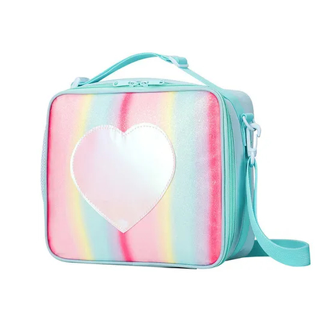 Holographic Cupcake Sweet Print Lunch Bag with Handle for Student