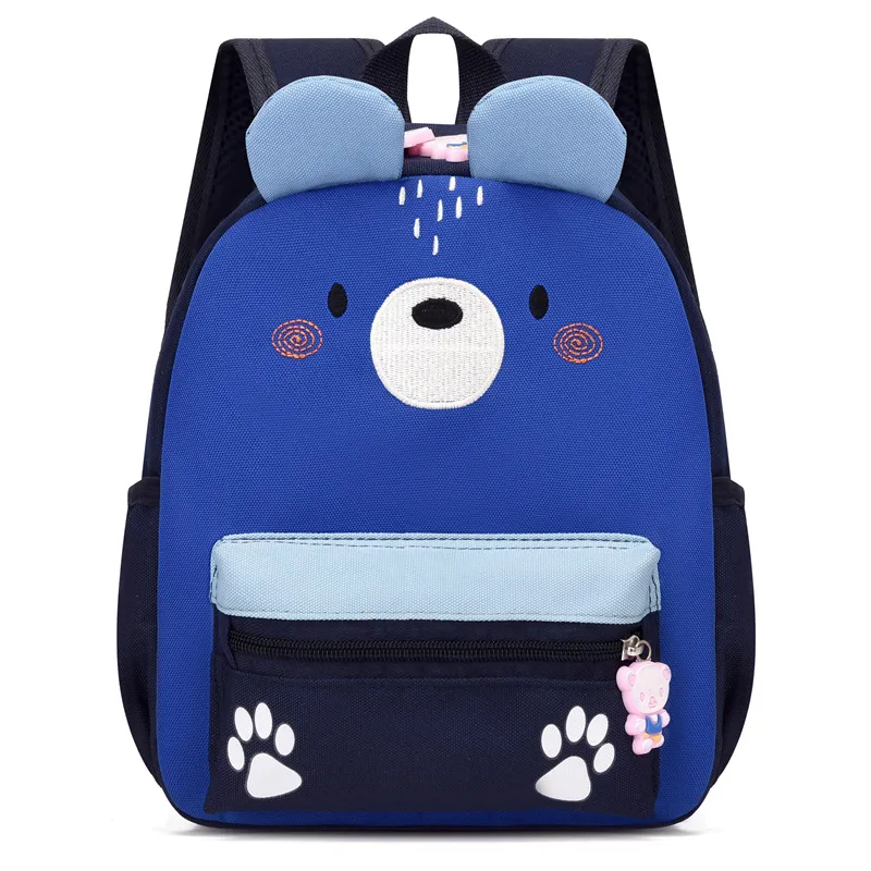 Factory Direct Sale Children Animal Schoolbag Light Custom Kids Backpack Kindergarten Kids School Bag for Boys and Girls