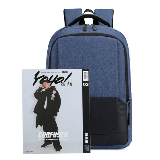 Men Woman Travelling USB Recharging 15.6 Inches Backbag Business Waterproof Laptop Backpack with USB