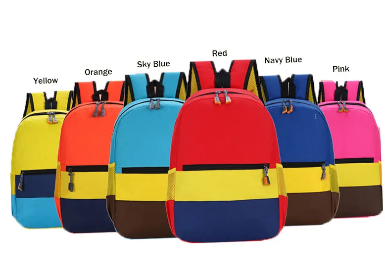 Primary School Bags Daily Used Customized Logo Printing Children Backpacks for Girls and Boys