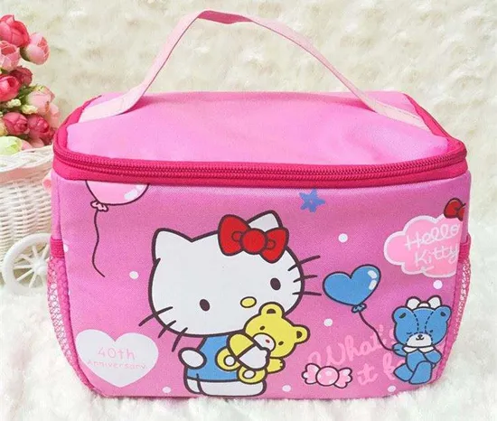 Spiderman School Kids Carry Insulated Lunch Bag Box