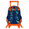 High Capacity Children 3 PCS Set School Rolling Backpack with Wheels 17 Inch Cartoon Kids Trolley Bag