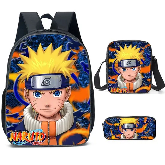 Factory Custom School Student 3 PCS Backpack Sets Backpack Shoulder Bag Pencil Case