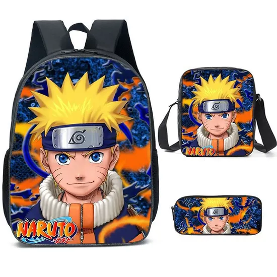 Factory Custom School Student 3 PCS Backpack Sets Backpack Shoulder Bag Pencil Case