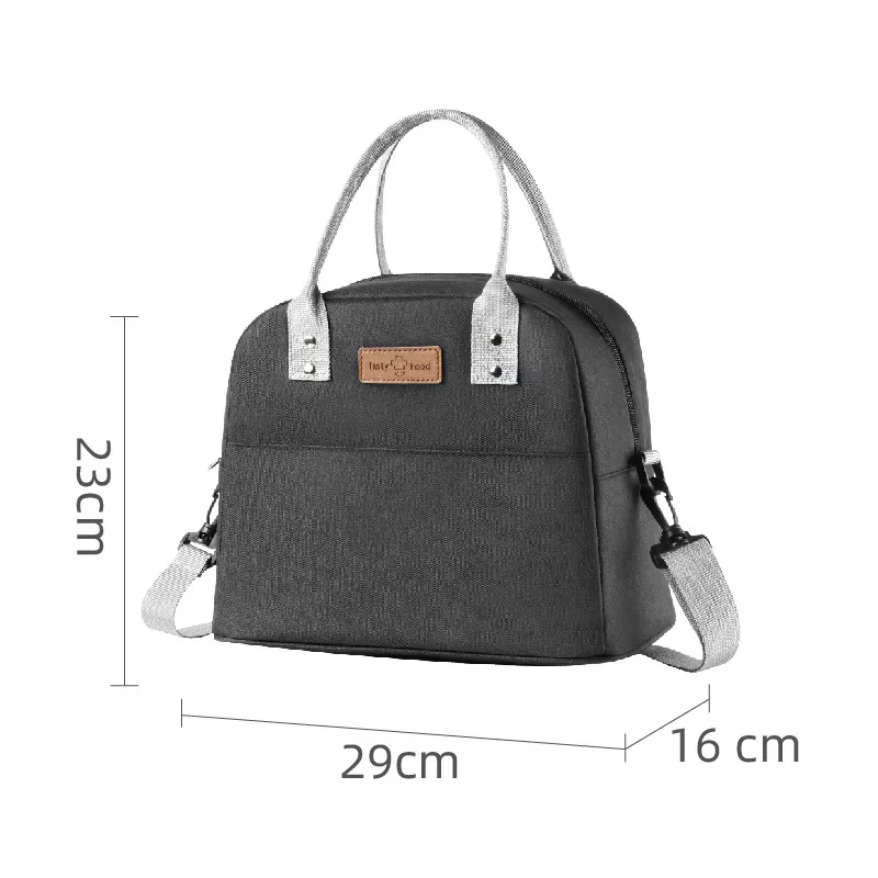 New Oxford Cloth Lunch Bag Box Thickened Outside Portable Thermal Ice Bento Meal Bag Takeaway Tote Cooler Bag for School Office