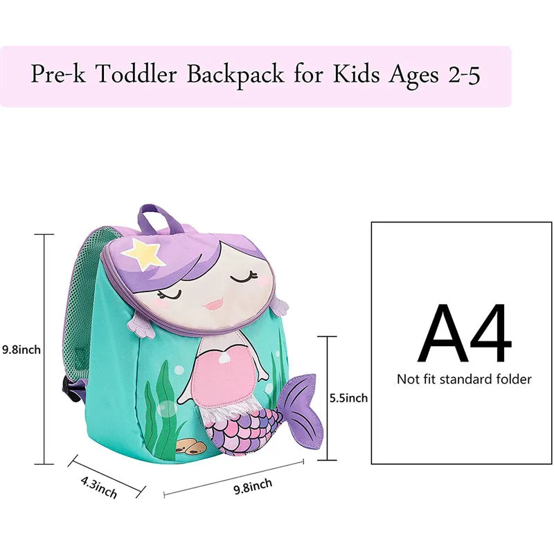 Fashion 3D Lovely Animals Design Kids Mini Backpacks Kindergarten Unicorn Cute School Bags for Girls