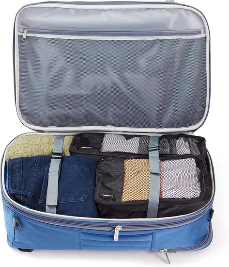Custom High Quality Design Simple Large Capacity Portable Travel Backpack with Internal Zipper Laptop Cover